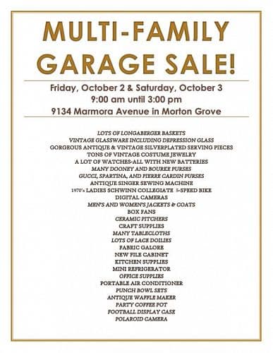 Multi-Family Garage Sale