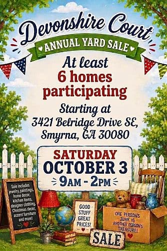 Devonshire Court Annual Yard Sale — photo 1