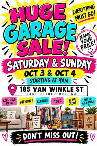 TOWN WIDE YARD SALE