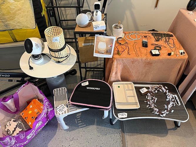 “The Great Uncluttering” Garage Sale