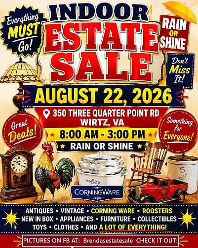 Indoor Estate Sale Everything must go! — photo 1