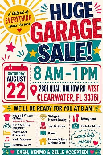 HUGE YARD SALE