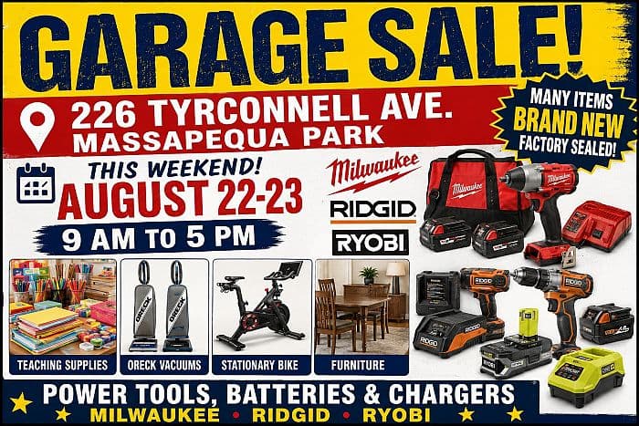 Final GARAGE SALE TOMORROW 8/23/26