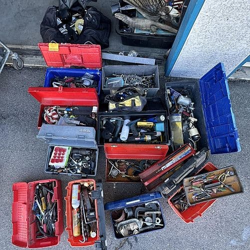 Tools and Clothing Garage Sale