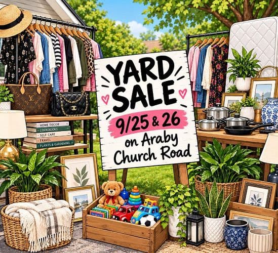 INDOOR/OUTDOOR YARD SALE (rain or shine) — photo 1