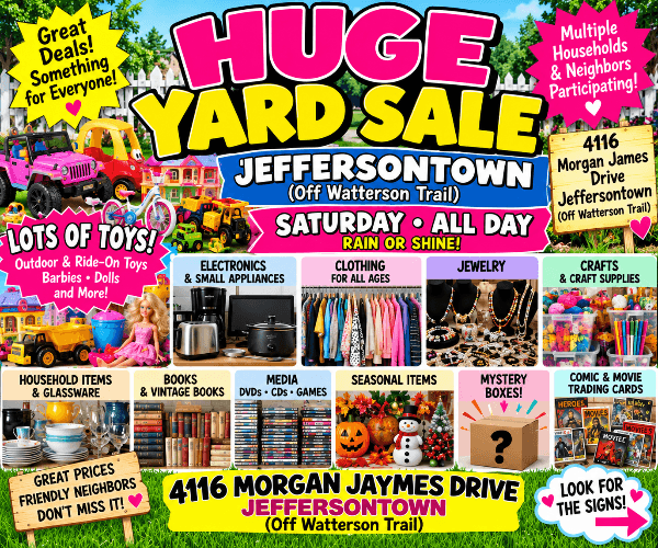 Huge Yard Sale,