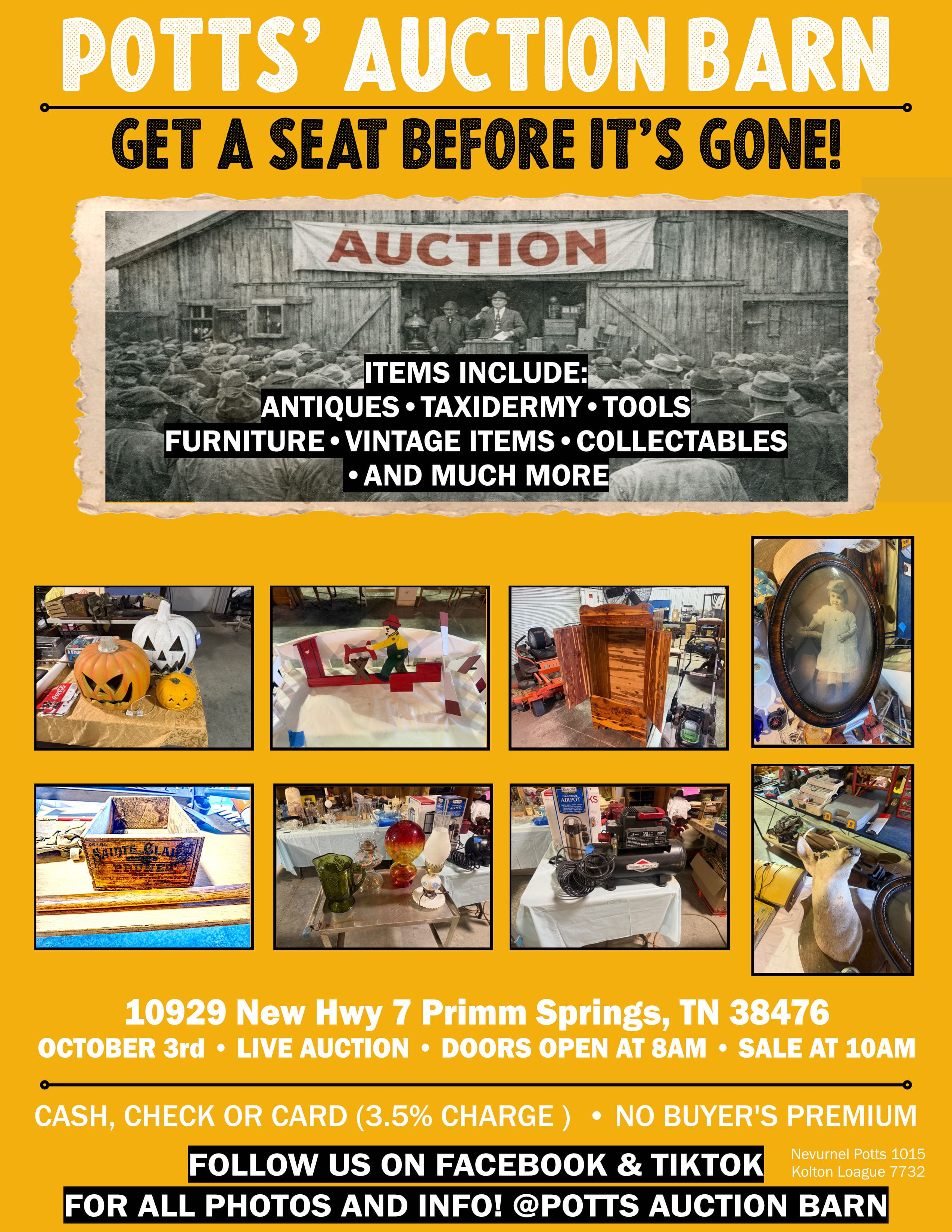 Live Estate Sale/ Auction