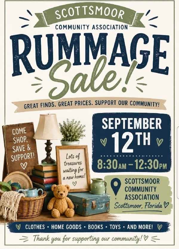 Community wide rummage sale