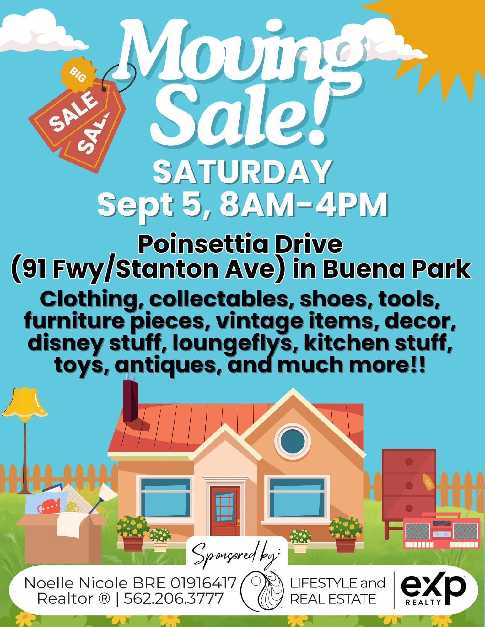 Buena Park Moving Sale Sat Sept 5 8am-4pm — photo 1