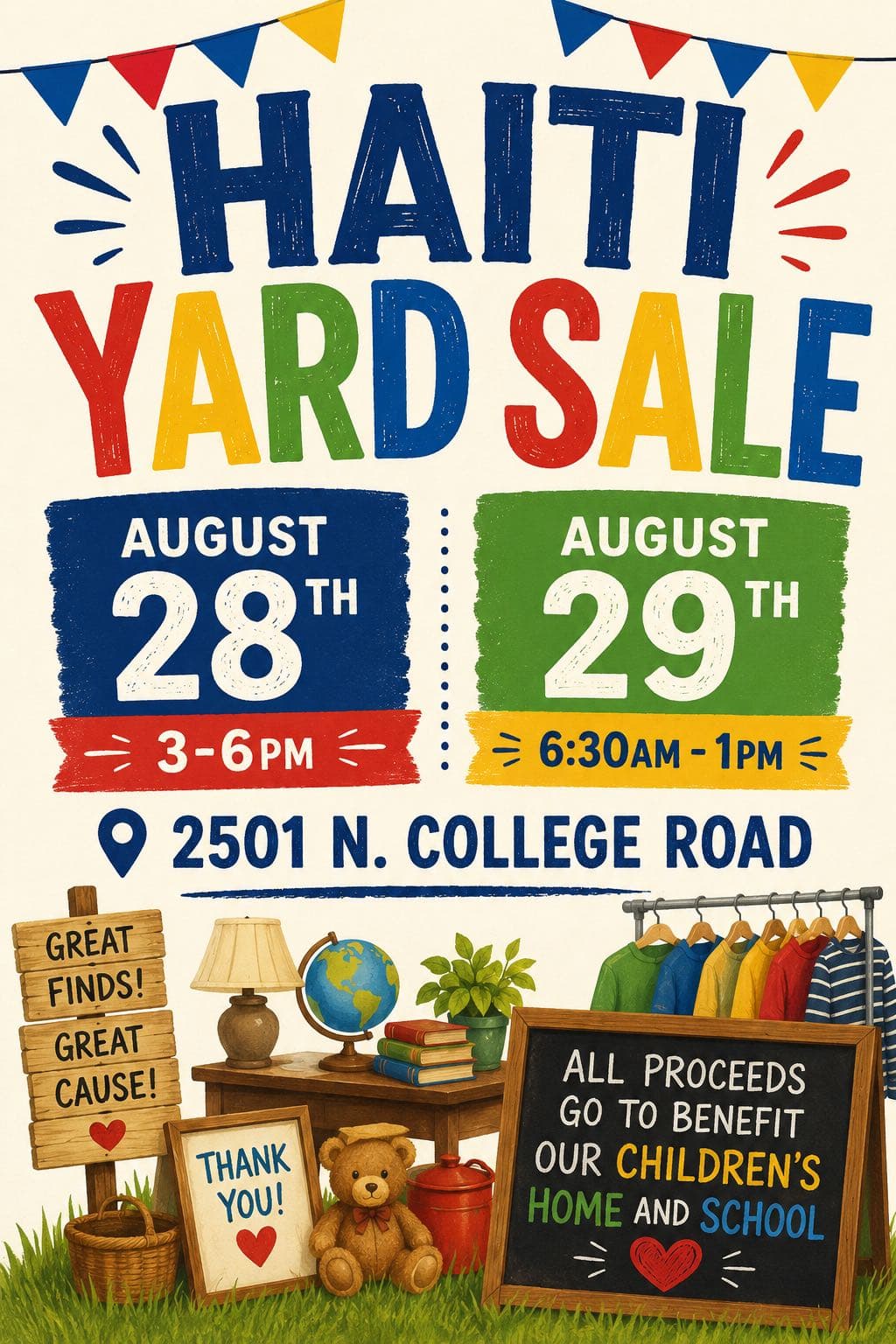 Annual Haiti Yard Sale