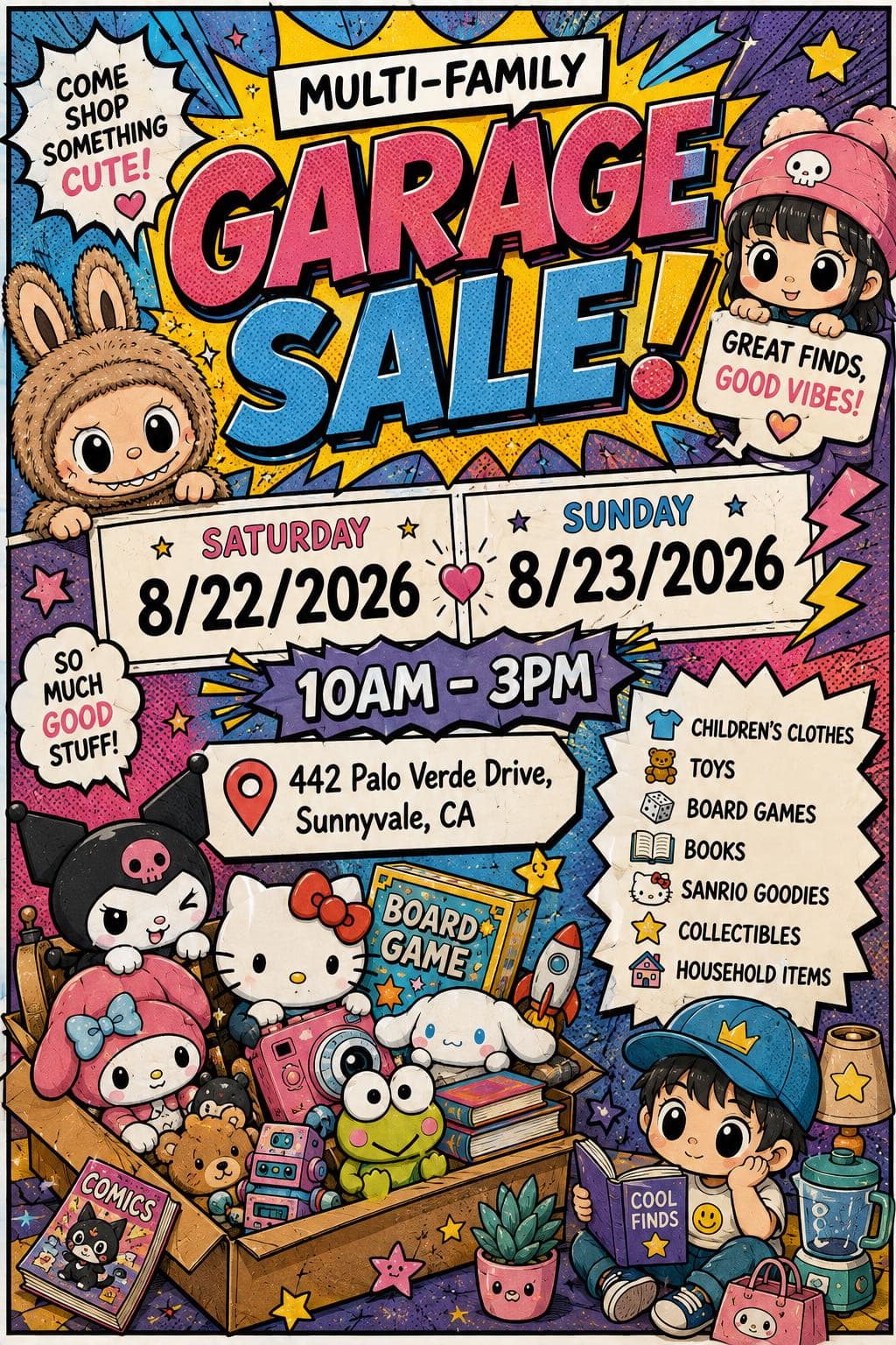 multi-family garage sale