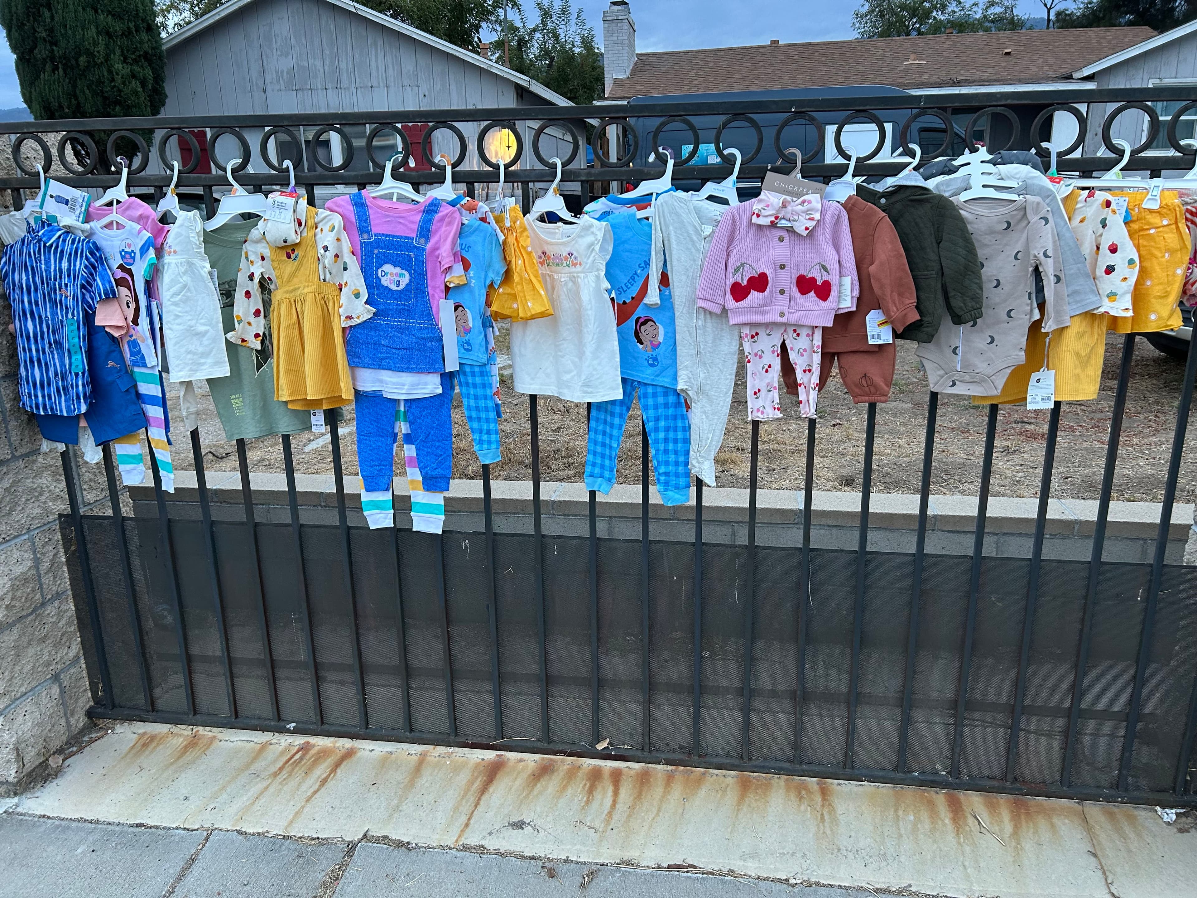 carters and Alo clothing