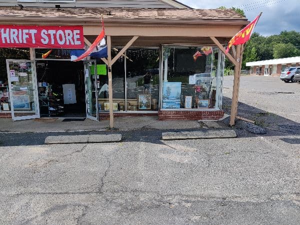 Treasure Island Sidewalk Sale at Speakers Sports and Thrift