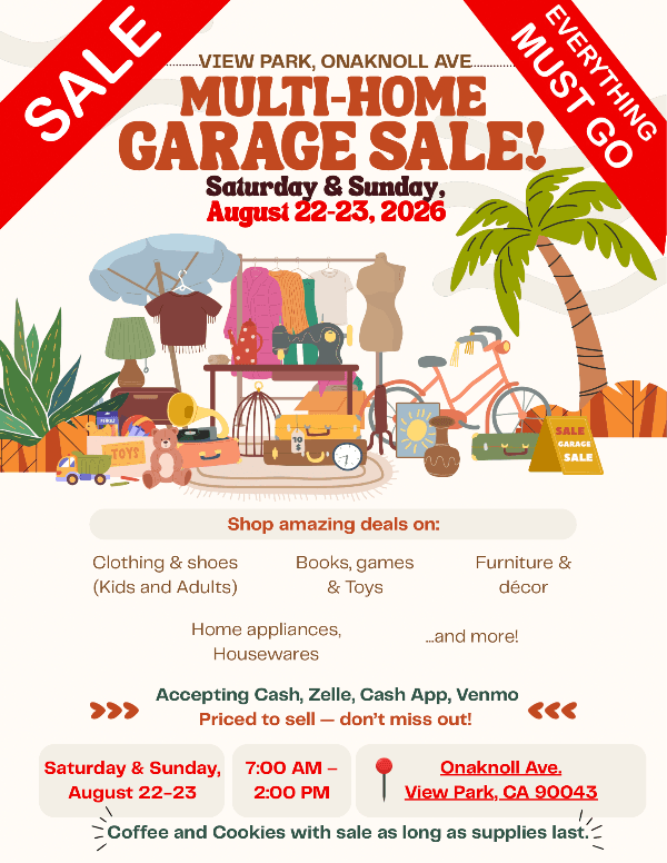 Huge Multi-Family Garage Sale!