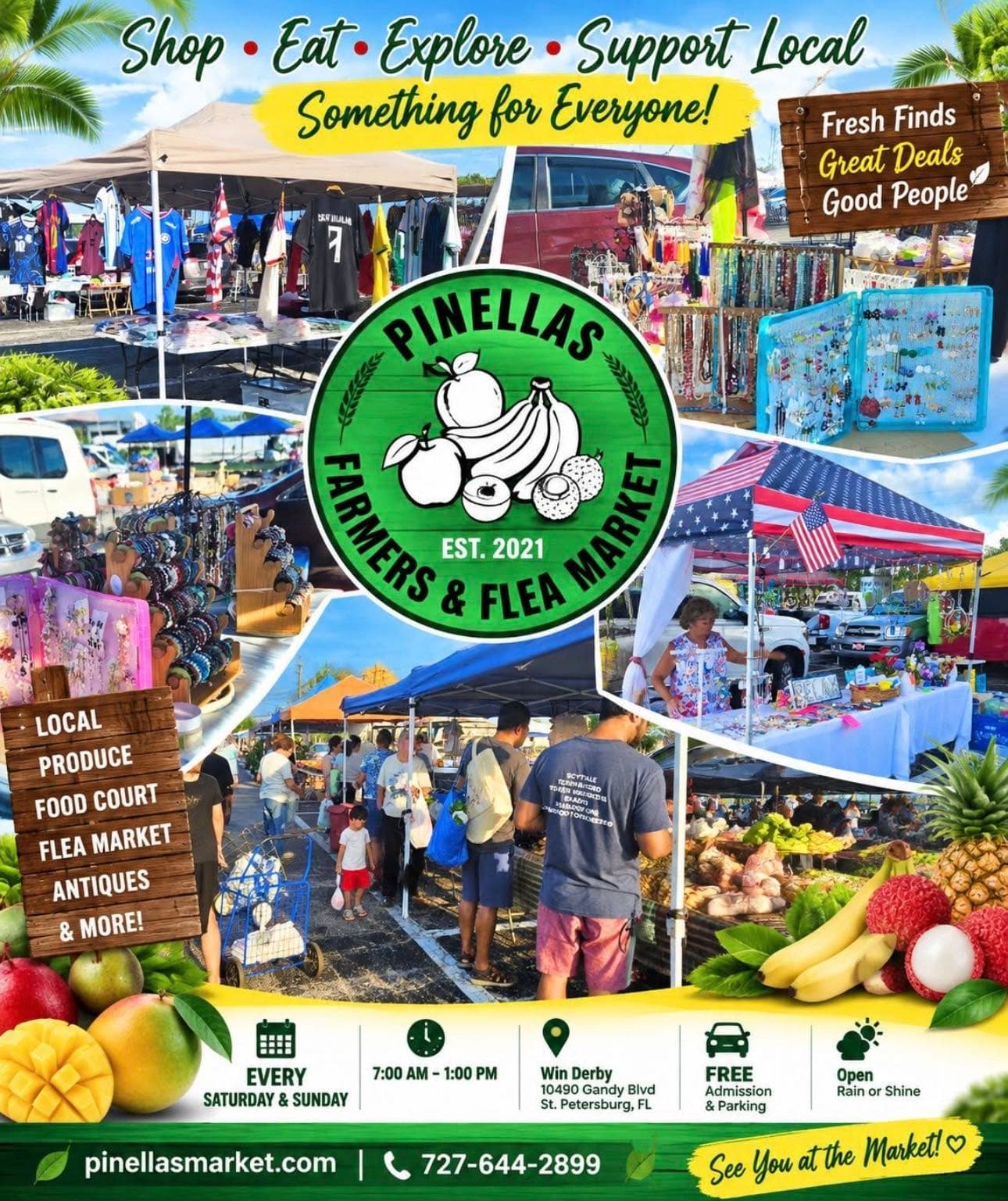 Pinellas Farmers & Flea Market RAIN OR SHINE
