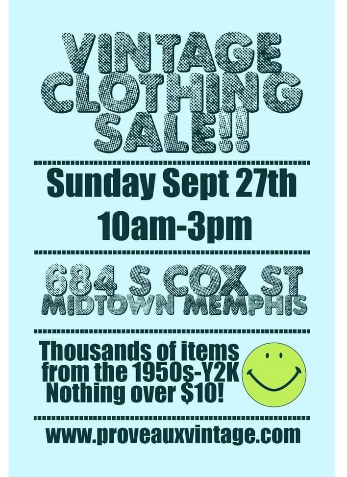 Huge Vintage Clothing Sale