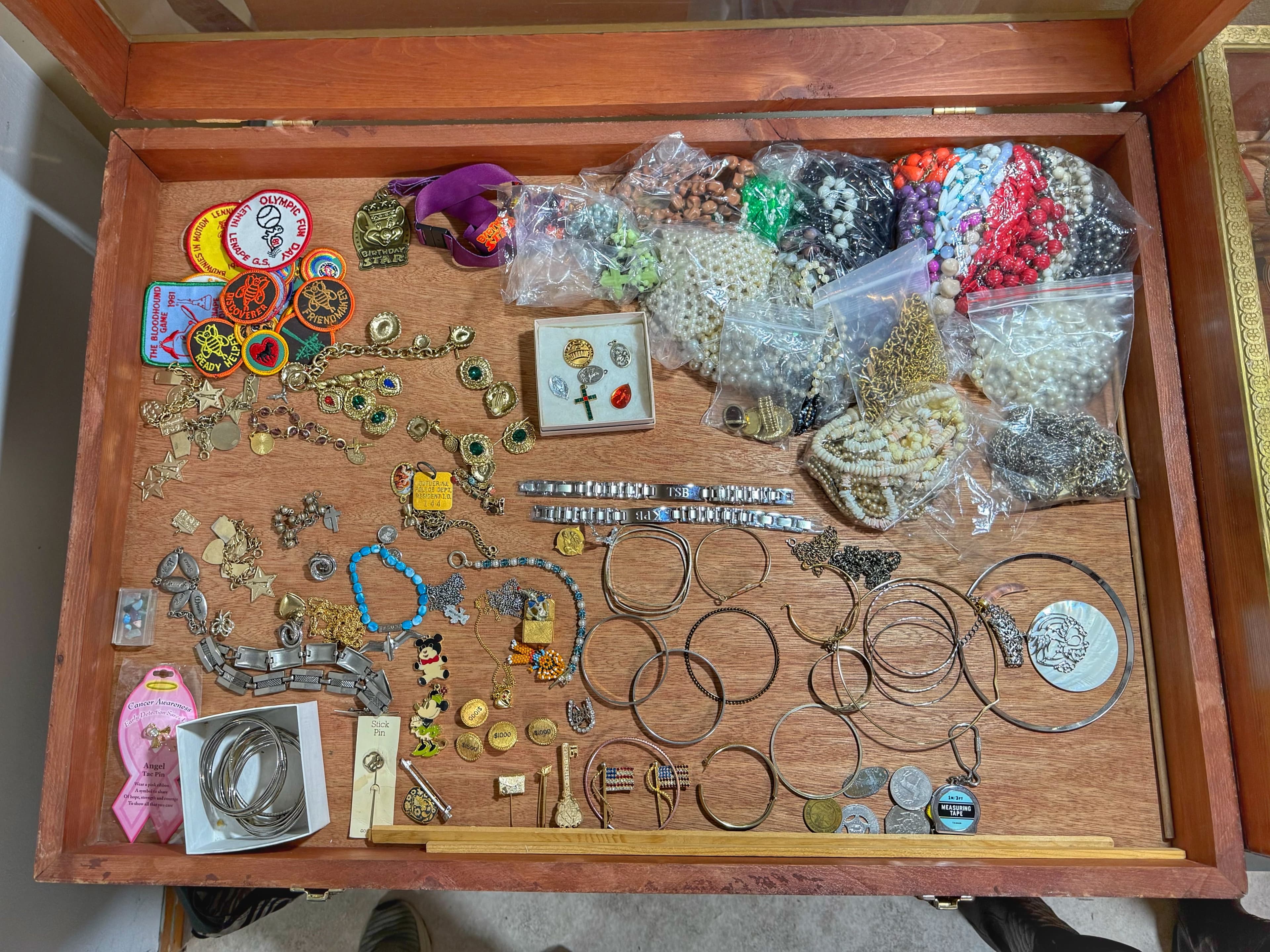 Come for the Legos, stay for the 30lbs of jewelry