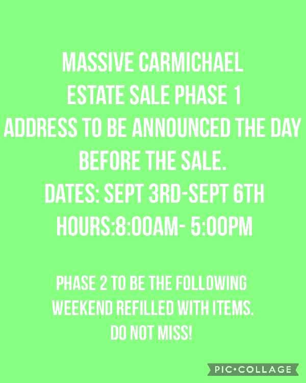 Massive Multiple Estate Sales in one.