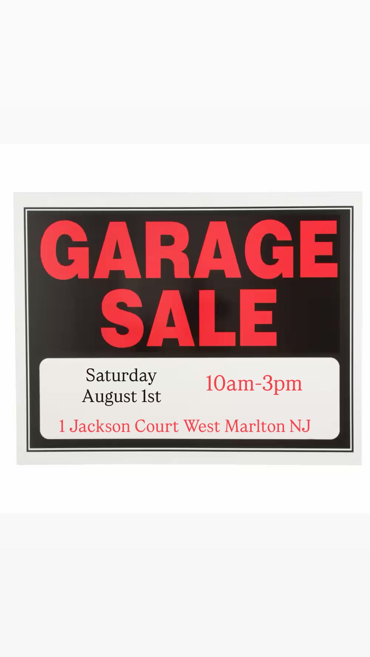 garage/yard sale — photo 1