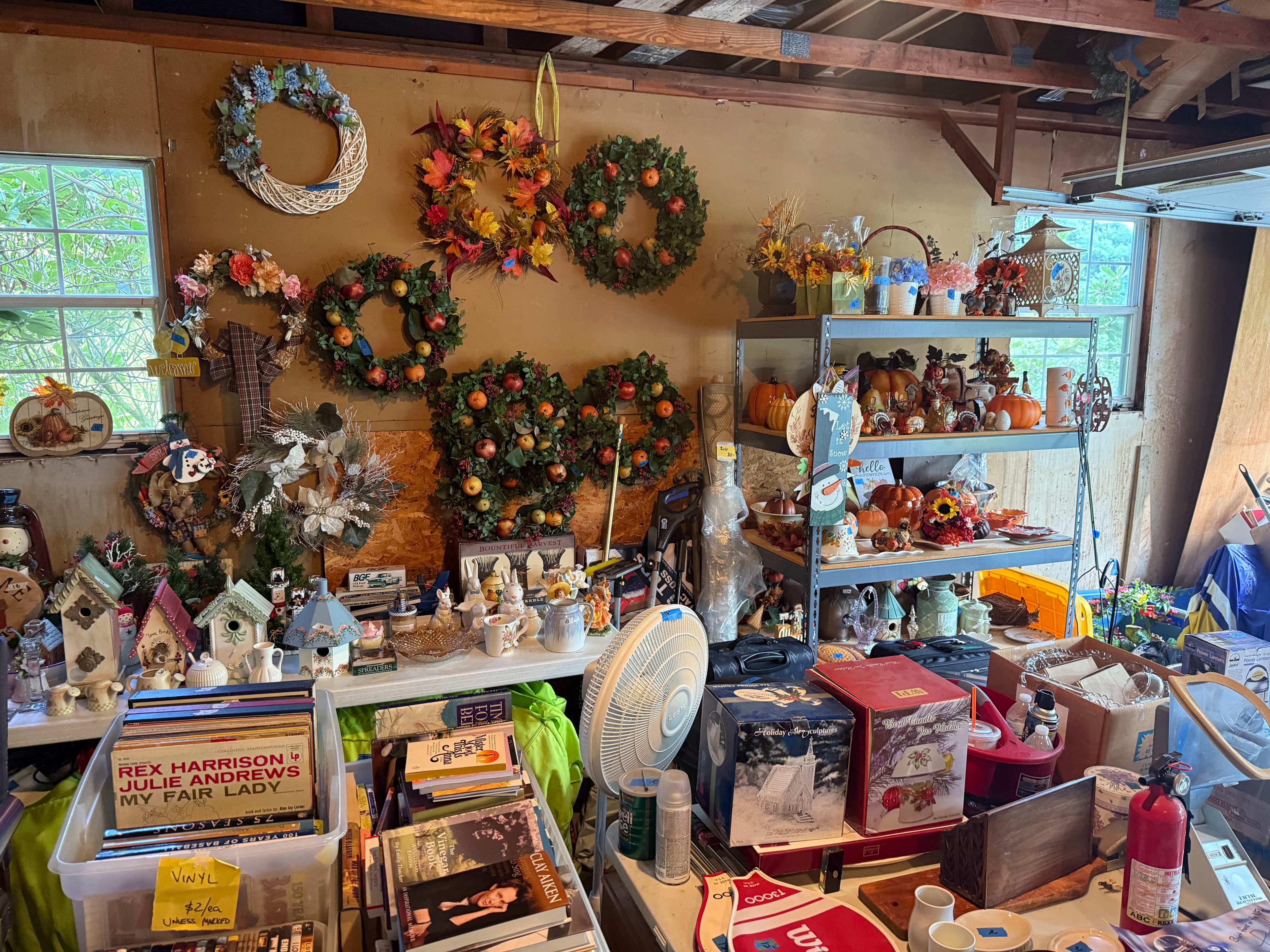 Garage Sale / August 22, 9-2, 18710 Falls rd, Hampstead / Elvis / Autumn Decor