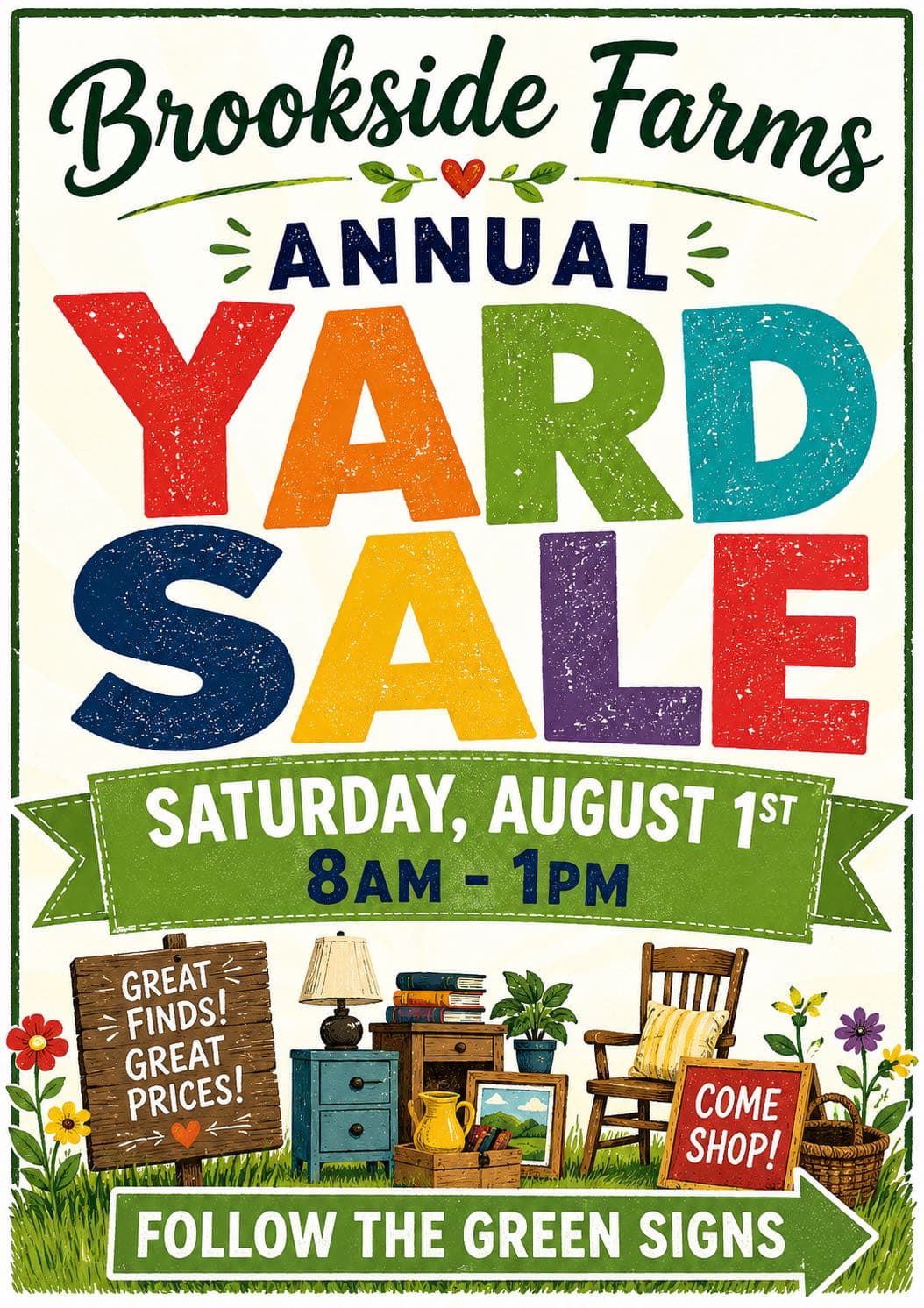 brookside farms community yard sale — photo 1