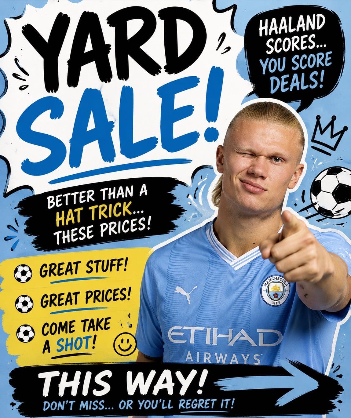 yard sale Saturday and Sunday