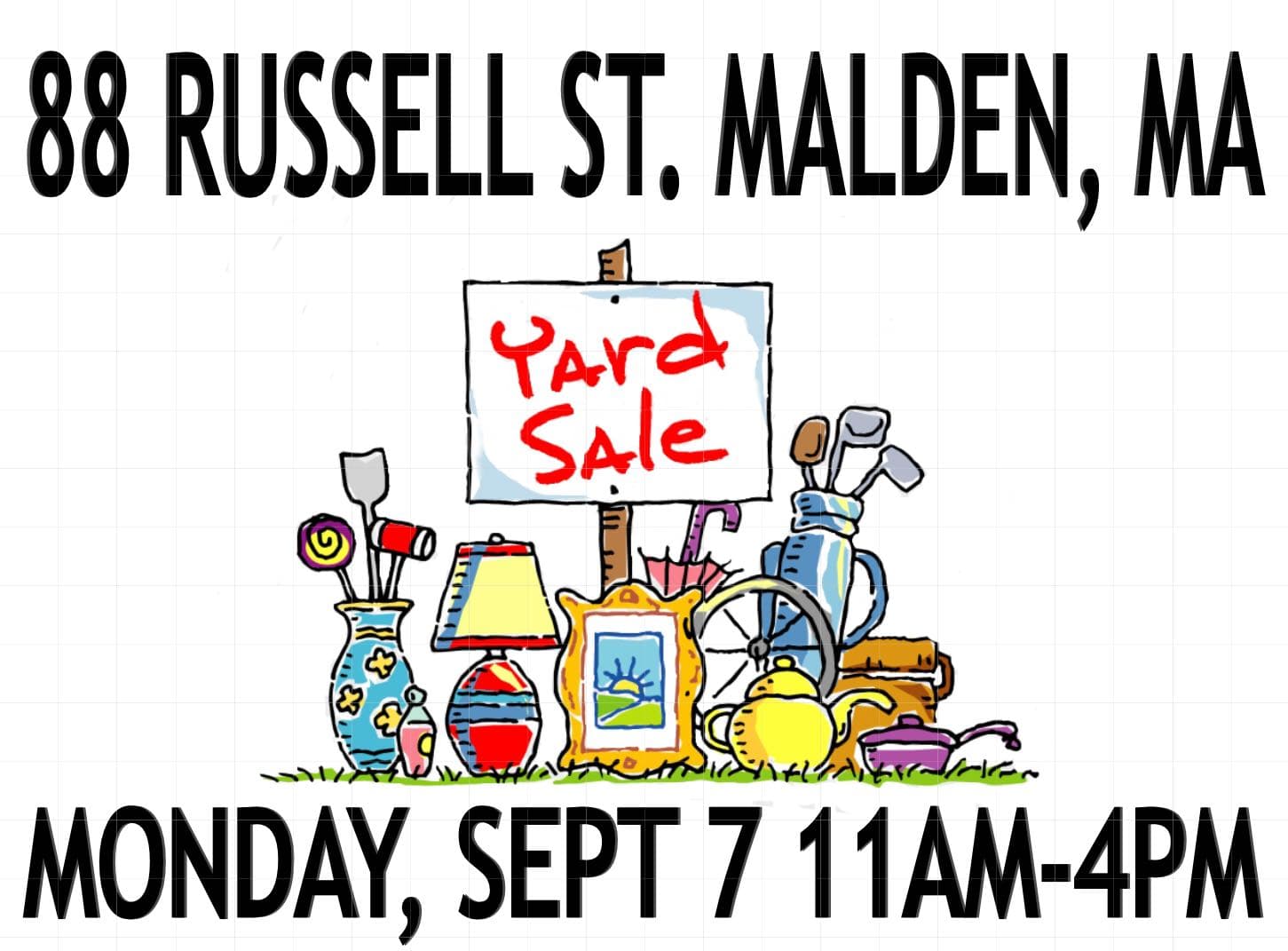 HUGE BACKYARD YARD SALE