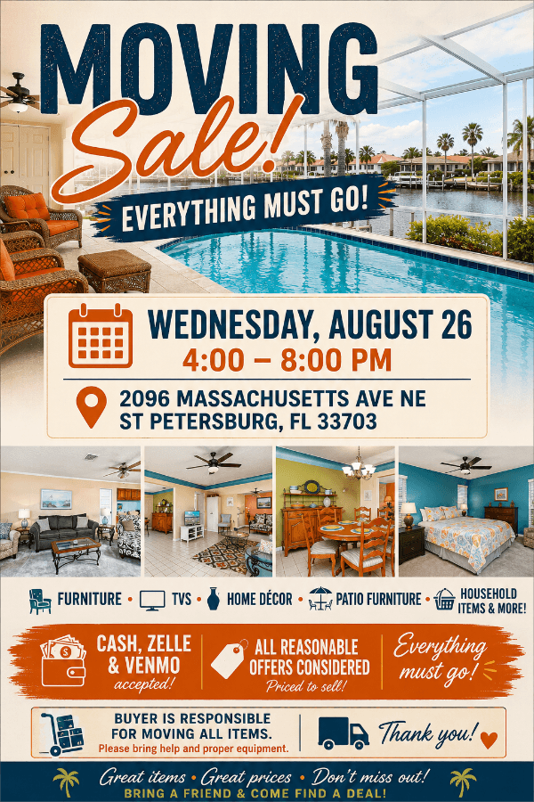 MOVING SALE - EVERYTHING MUST GO! — photo 1