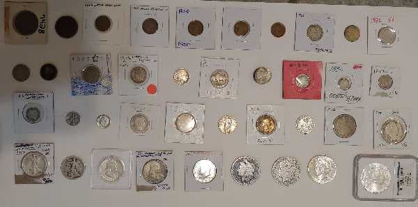 Yard Sale 08/23: coins/currency, figures / action figures / minifigures / related merch, golf clubs,