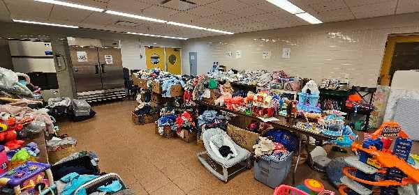 church rummage sale, last day bag sale!