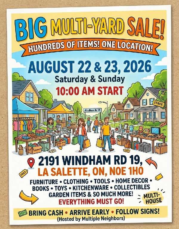 yard/craft sale — photo 1