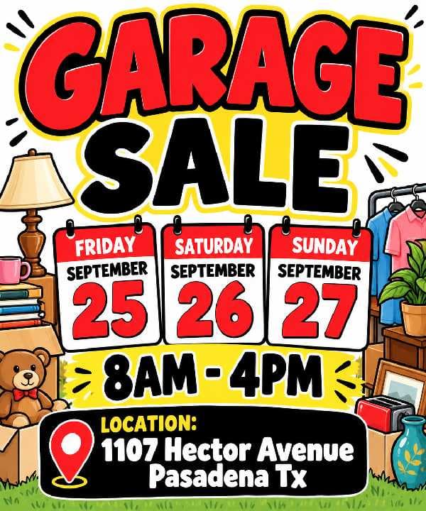 3 Day Yard Sale